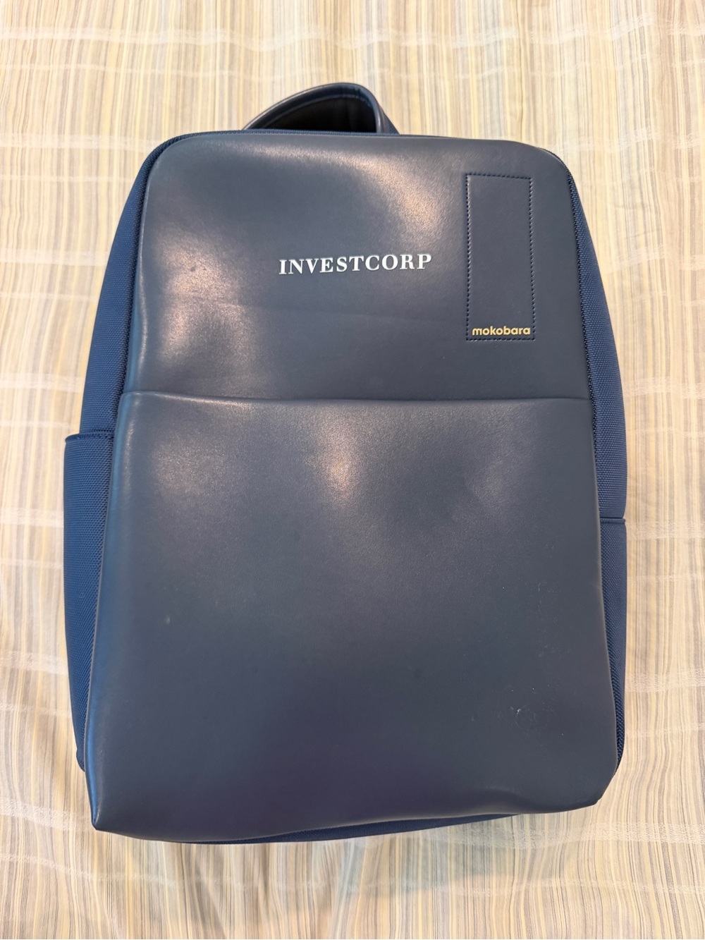 Mokobara The Work Backpack Luxury Travel Backpack Navy Water Resistant. NWT.